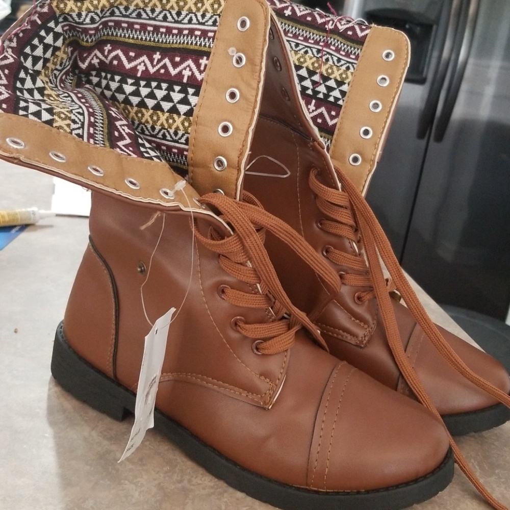 Brand new never worn with tags brown boots.